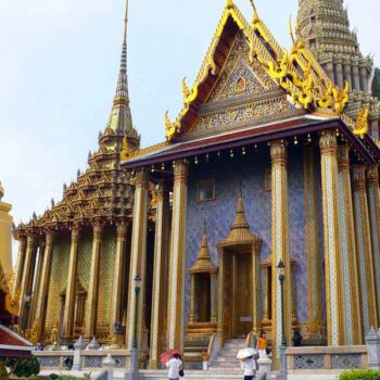 Tempel Gebäude im Wat Phra Keo