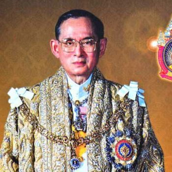 Seine Majestät der König Bhumibol Adulyadej Rama der 9.