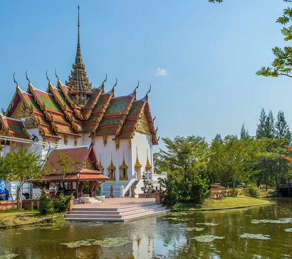 Ancient city in der Nähe von Bangkok. Uner Reiseblog über Ancient city von Andreas Sprengart