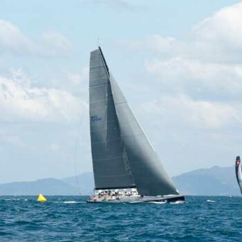 Segelboot der Phuket regatta