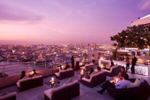 Skybars Bangkok three sixty millenium hilton bangkok