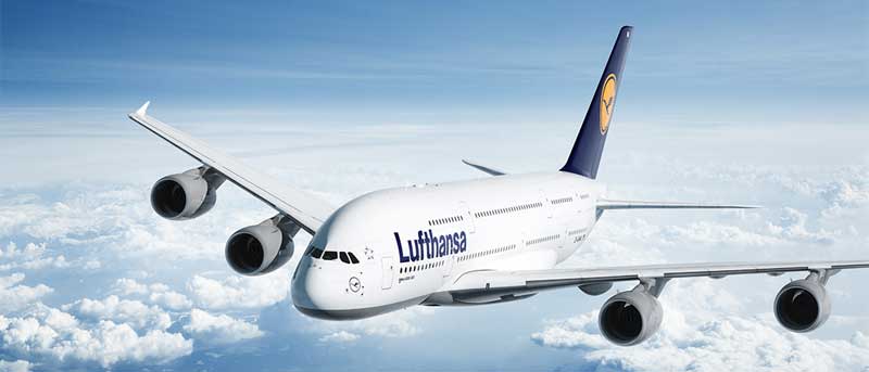 Der A380 der Lufthansa