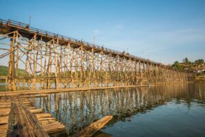 Sanklaburi – Wooden Monbridge Kanchanaburi Rundreise