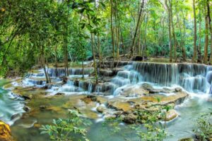 Huay Kamin Wasserfall Kanchanaburi Rundreise