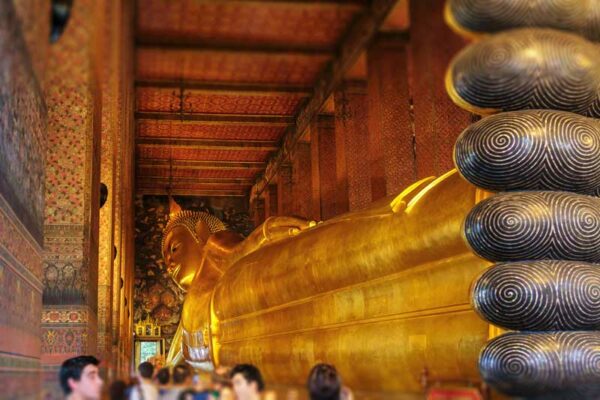 Der liegende Buddha in der Temeplanlage Wat Pho