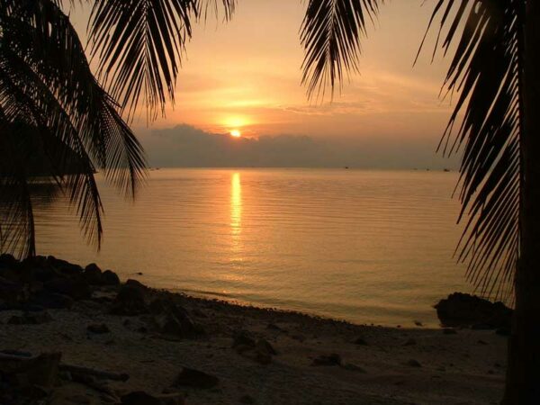 Koh Phangan bietet herrliche Sonneuntergänge.