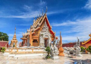 Tempel Wat Phra Mongkol Kiri, Phrae Province, Thailand