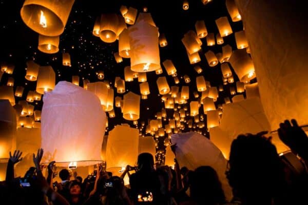 Loy Krathong, Laternenfest, Thailand