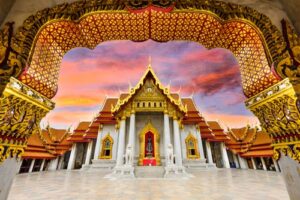 Marmor Tempel Bangkok, Rundreise Chiang Mai Rayong