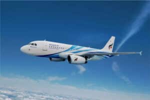 Flugzeug der Bangkok Airways Thailands Boutique Airline