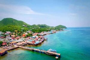 Pier von Koh Larn, eine Insel vor Pattaya