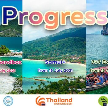 Thailands fortschritt auf dem weg zur Wiedereroeffnung