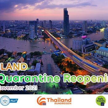 Thailand bestätigt Wiedereroeffnung ohne Quarantäne