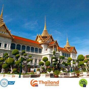Grand Palace Bangkok welcher mit dem SHA Plus Zertifikat