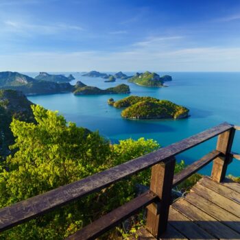 Aussichtspunkt im Angthong National Marine Park, Koh Samui, Suratthani, Thailand