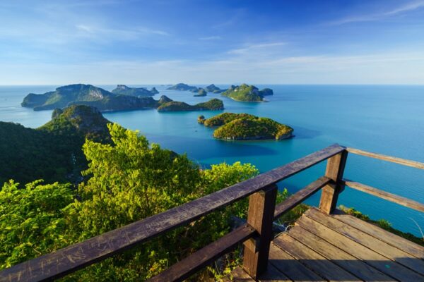 Aussichtspunkt im Angthong National Marine Park, Koh Samui, Suratthani, Thailand