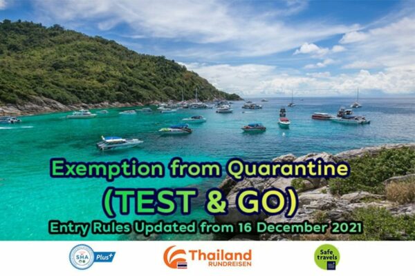 Test and Go aktualisierte Bestimmungen