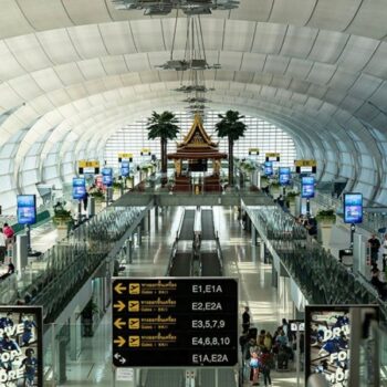 Terminal des Bangkoker Flughafens.
