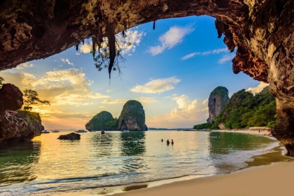 Raily Beach in Krabi, Thailand