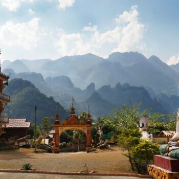 Ein Blick über die Grenze nach Laos mit seinen beeindruckenden Landschaften