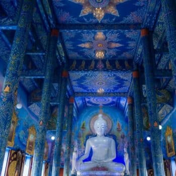 Der Blaue Tempel in Chiang Rai.