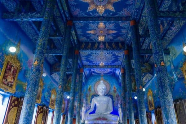 Der Blaue Tempel in Chiang Rai.