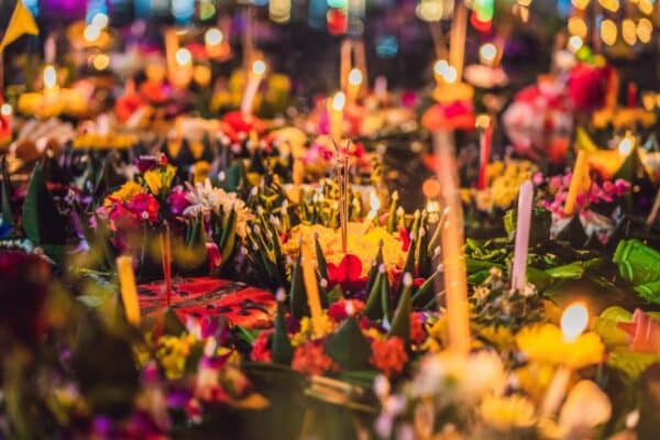 Loy Kratong Fest 2023 in Thailand.