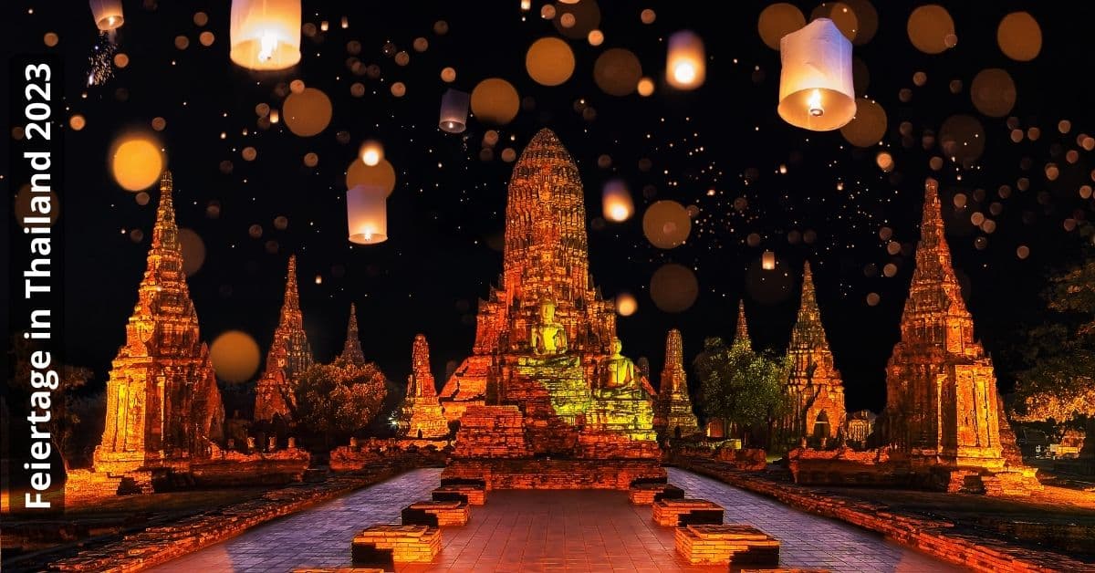 Erstaunlich Feiertage Thailand 2023 Fotos